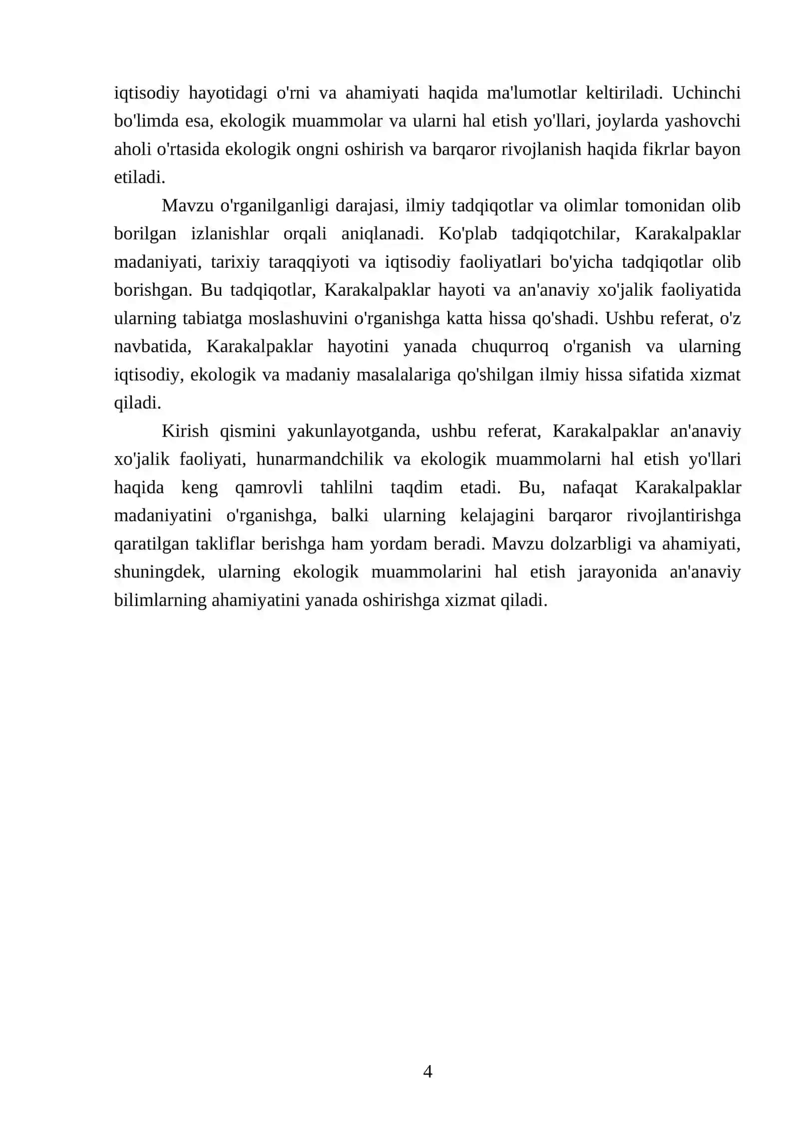 Хозяйство, ремнсленность каракалпаков 4