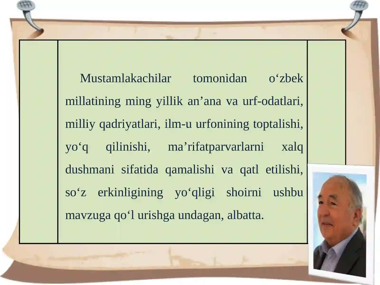 «RUHLAR ISYONI» dostoni haqida 4