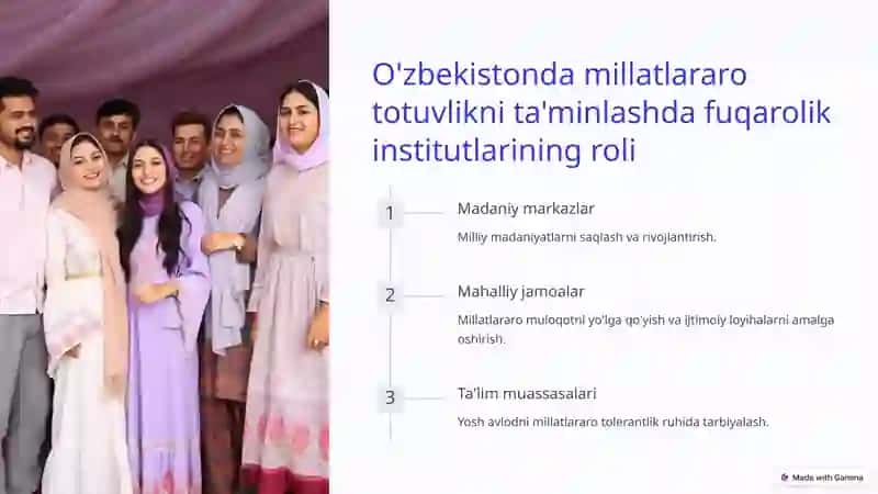MILLATLARARO MUNOSABATLARNING RIVOJLANISHIDA FUQAROLIK  INSTITUTLARINING O’RNI 4