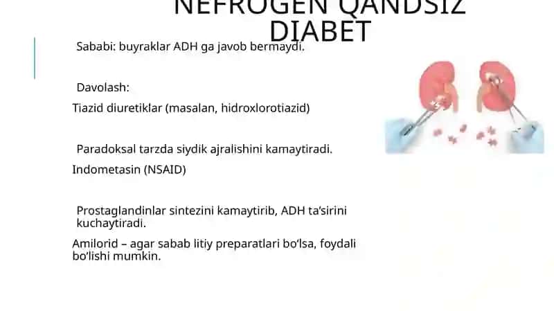 Qandsizdiabet(diabetes insipidus) 4