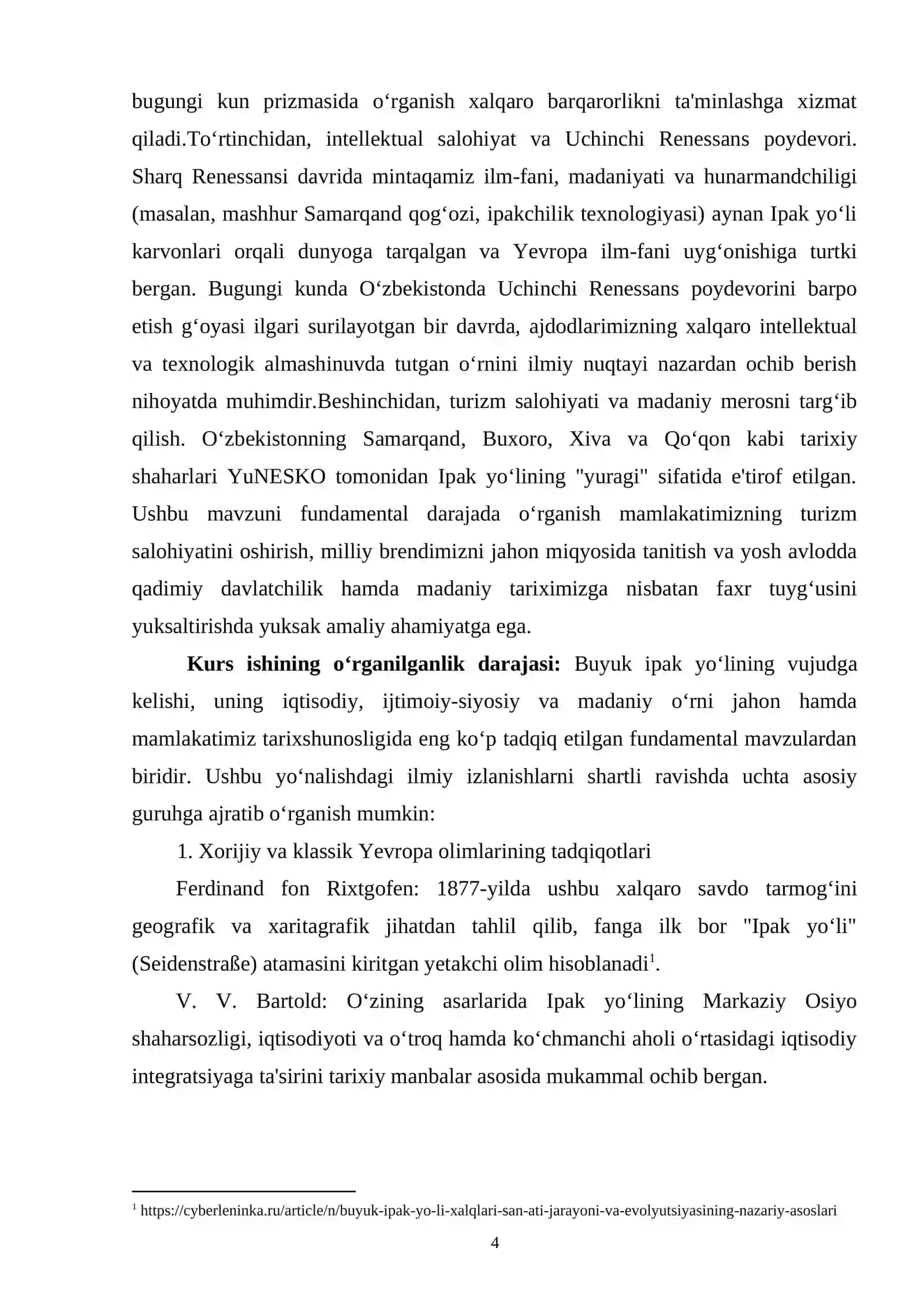 Buyuk ipak yoʻlining iqtisodiy va madaniy ahamiyati 4