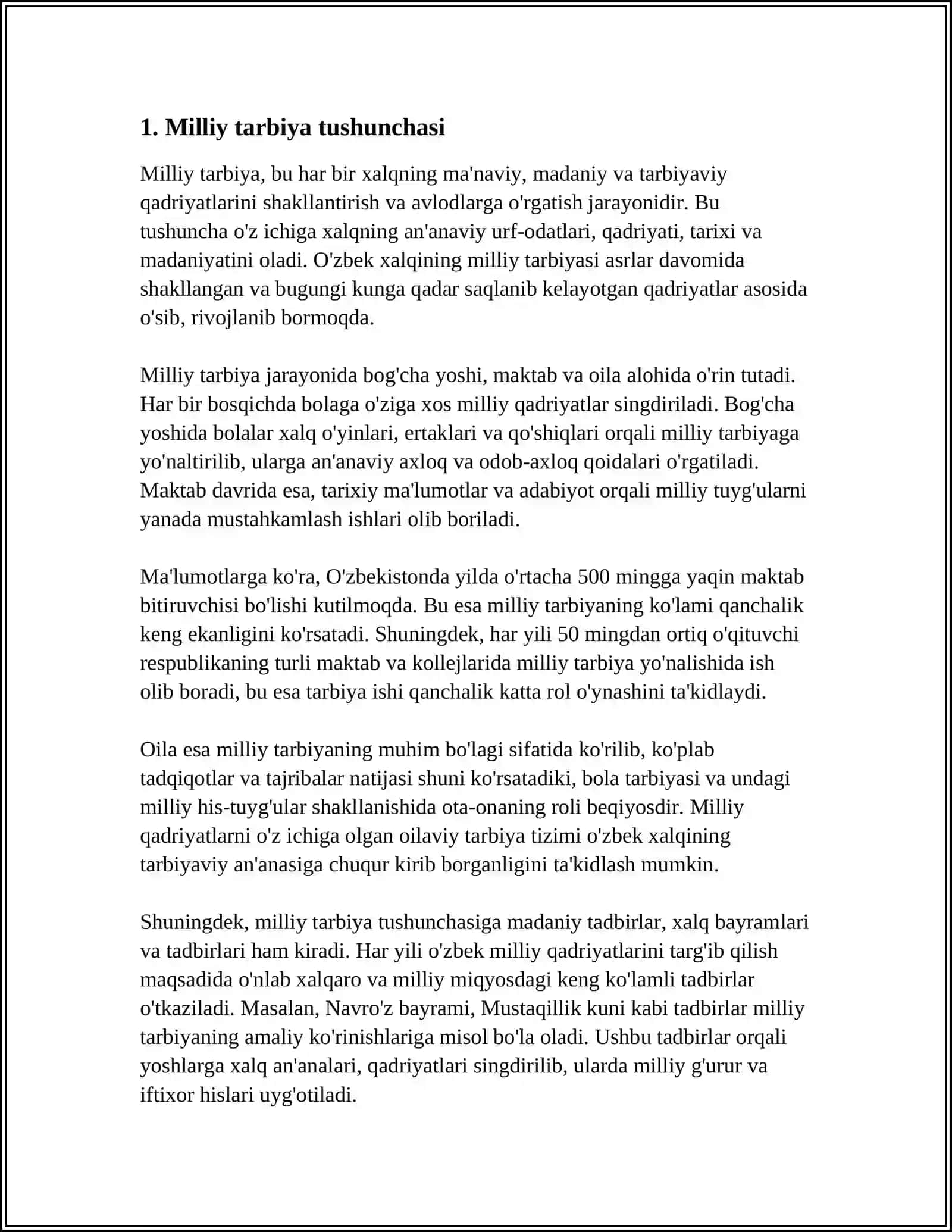 MILLAT TARBIYASI VATANPARVARLIKNI MUSTAHKAMLASHNING MUHIM SHARTI VA VOSITASI 4