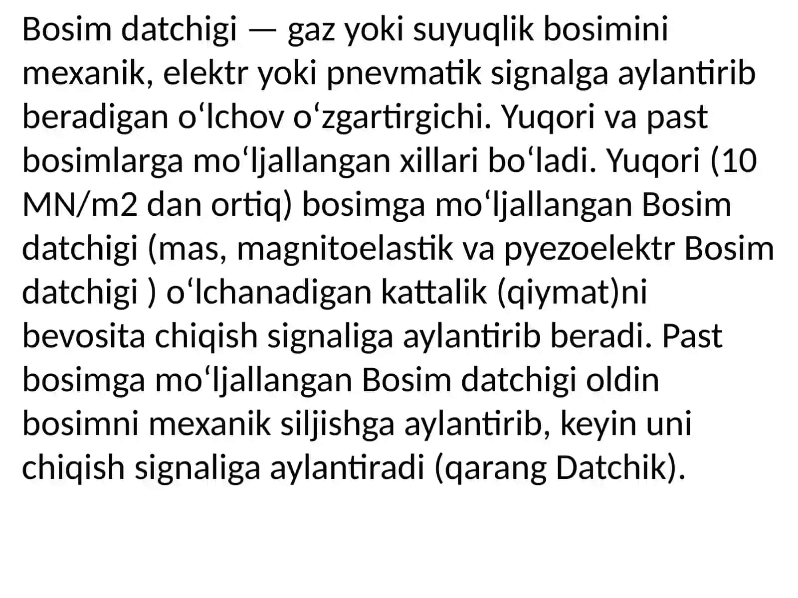 Datchiklar 4