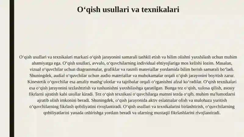 Markaziy vint o‘qi. 4