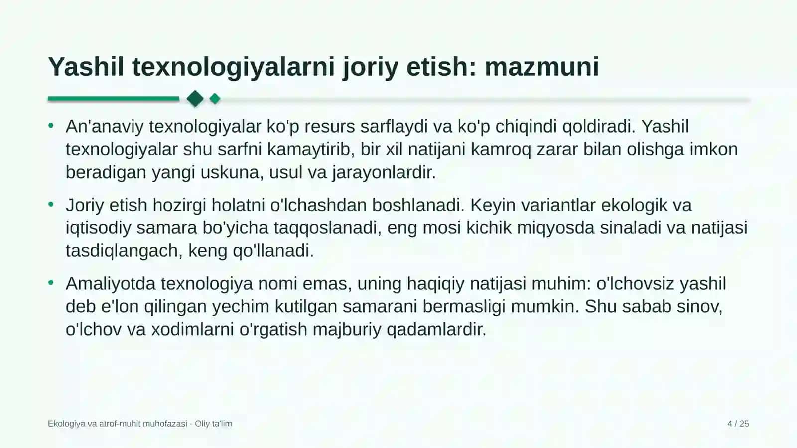 vagon depolarida yashil texnologiyalarni joriy etish 5591 4