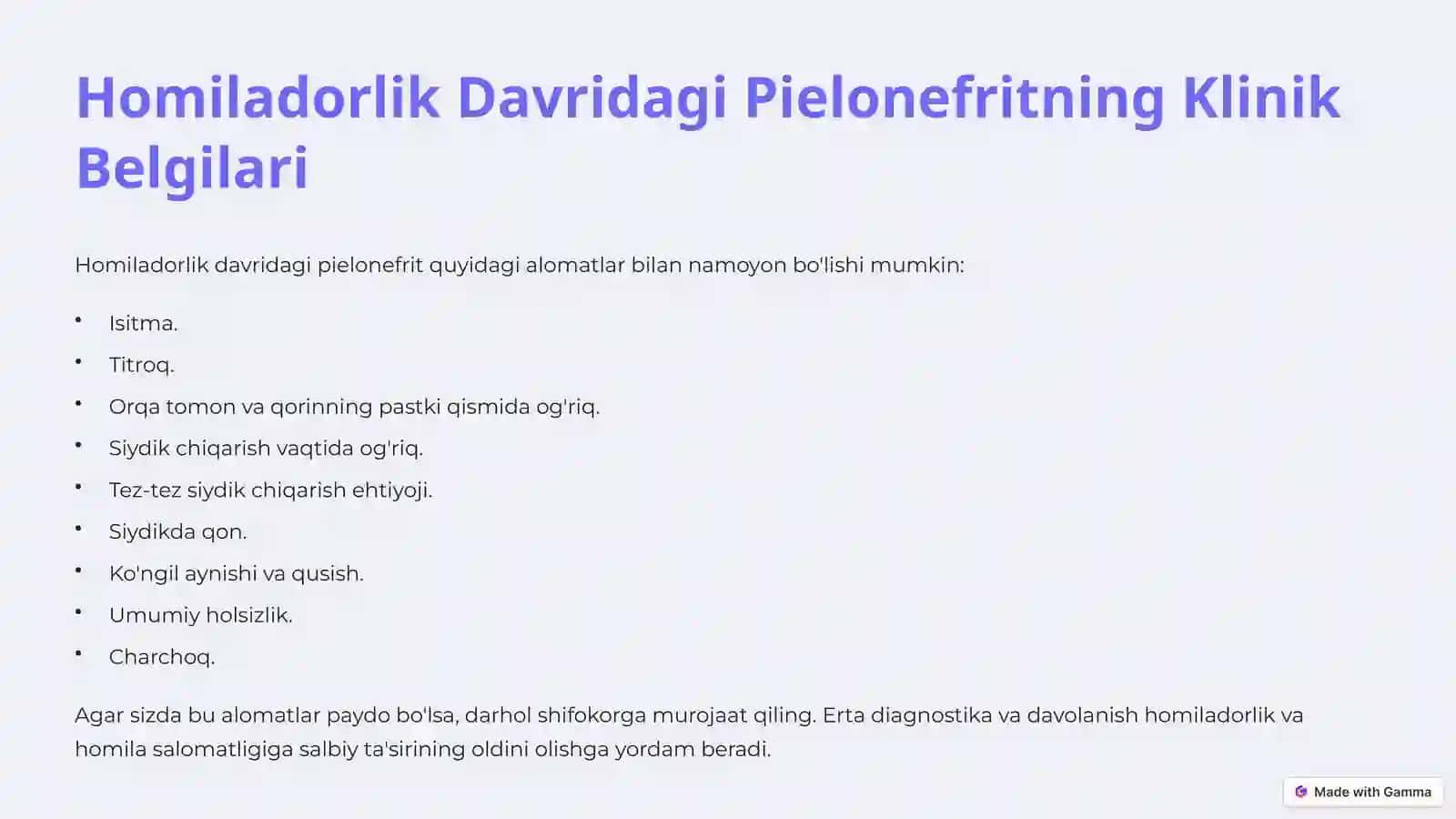 Homiladorlik Davridagi Pielonefrit 4