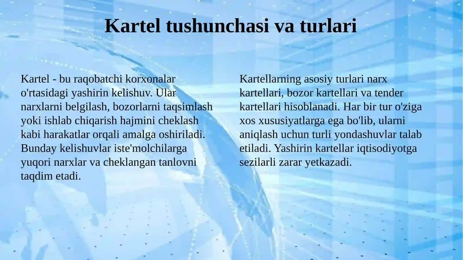 O‘zbekiston sharoitida yashirin kartellarni fosh etish mexanizmlari 4