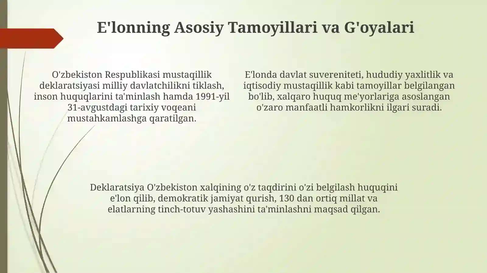 Mustaqillik E'lonining Tarixi va Sabablari 4