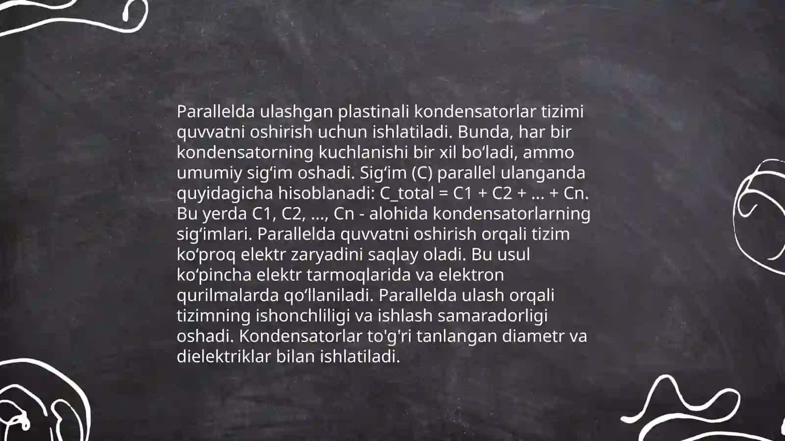 Kondensatorlar 4