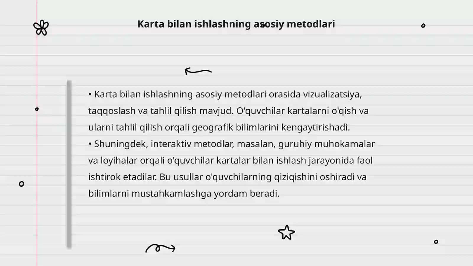 Yordamchi maktabda geografiya darslarida karta bilan ishlash metodlari 4