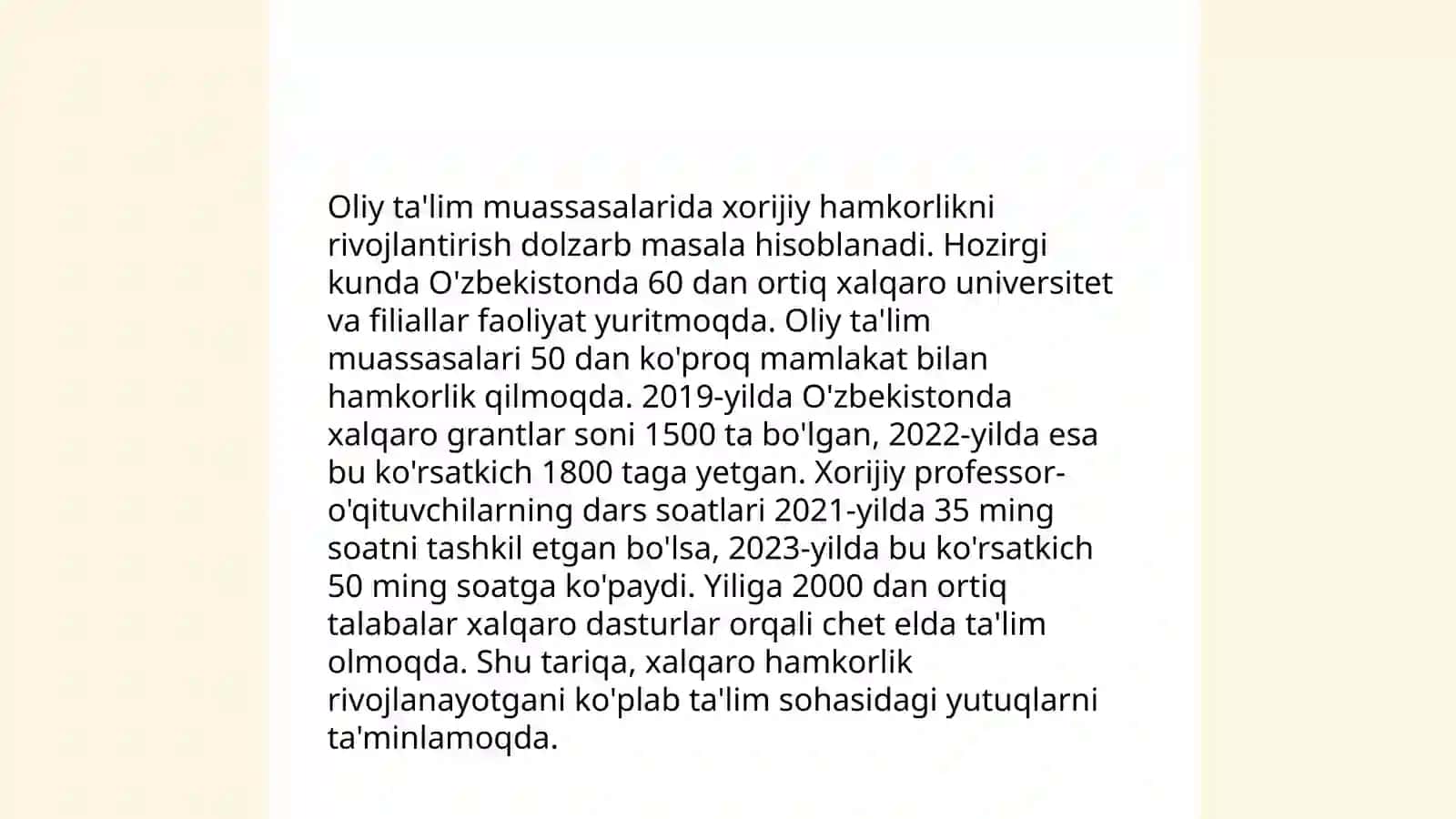 Islohotlar va ularning istiqboli 4