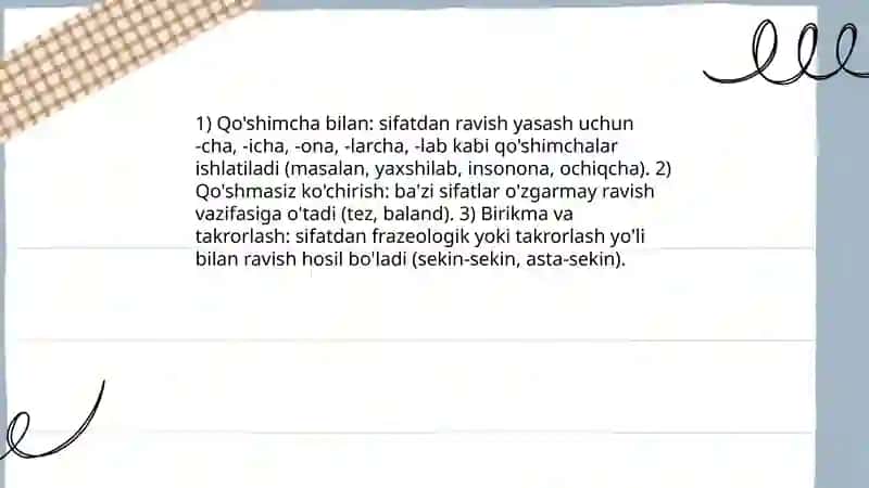 Ravishdosh yasalish usullari 4