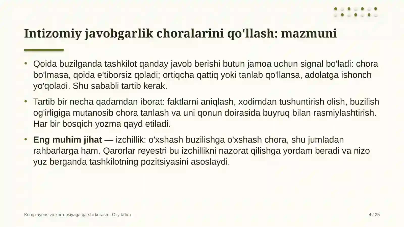 qurilishda intizomiy javobgarlik choralarini qo'llash tartibi 8232 4