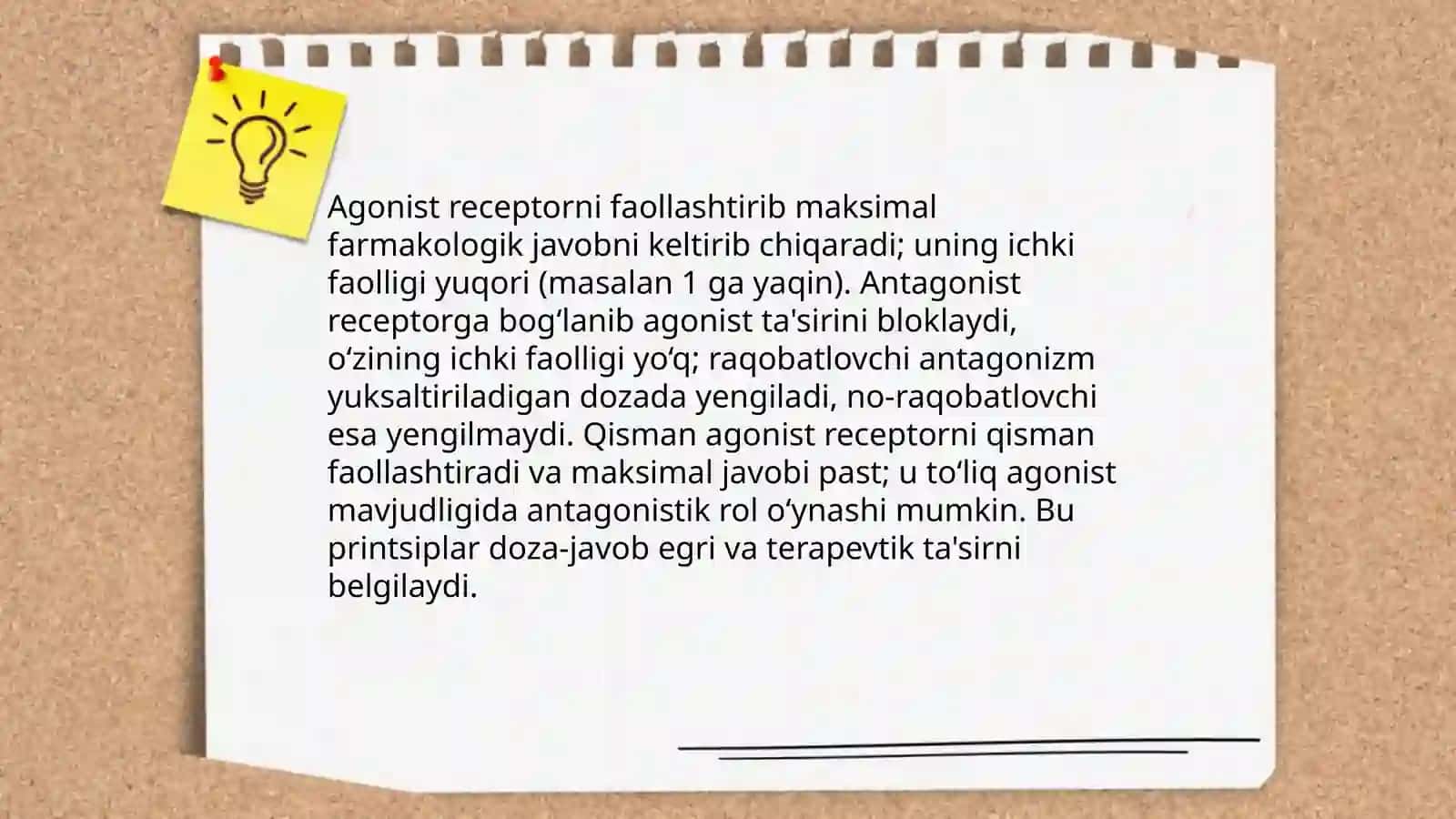 Dorivositalarining farmakodinamikasi, farmakokinetikasi va qo'llanilishi 4
