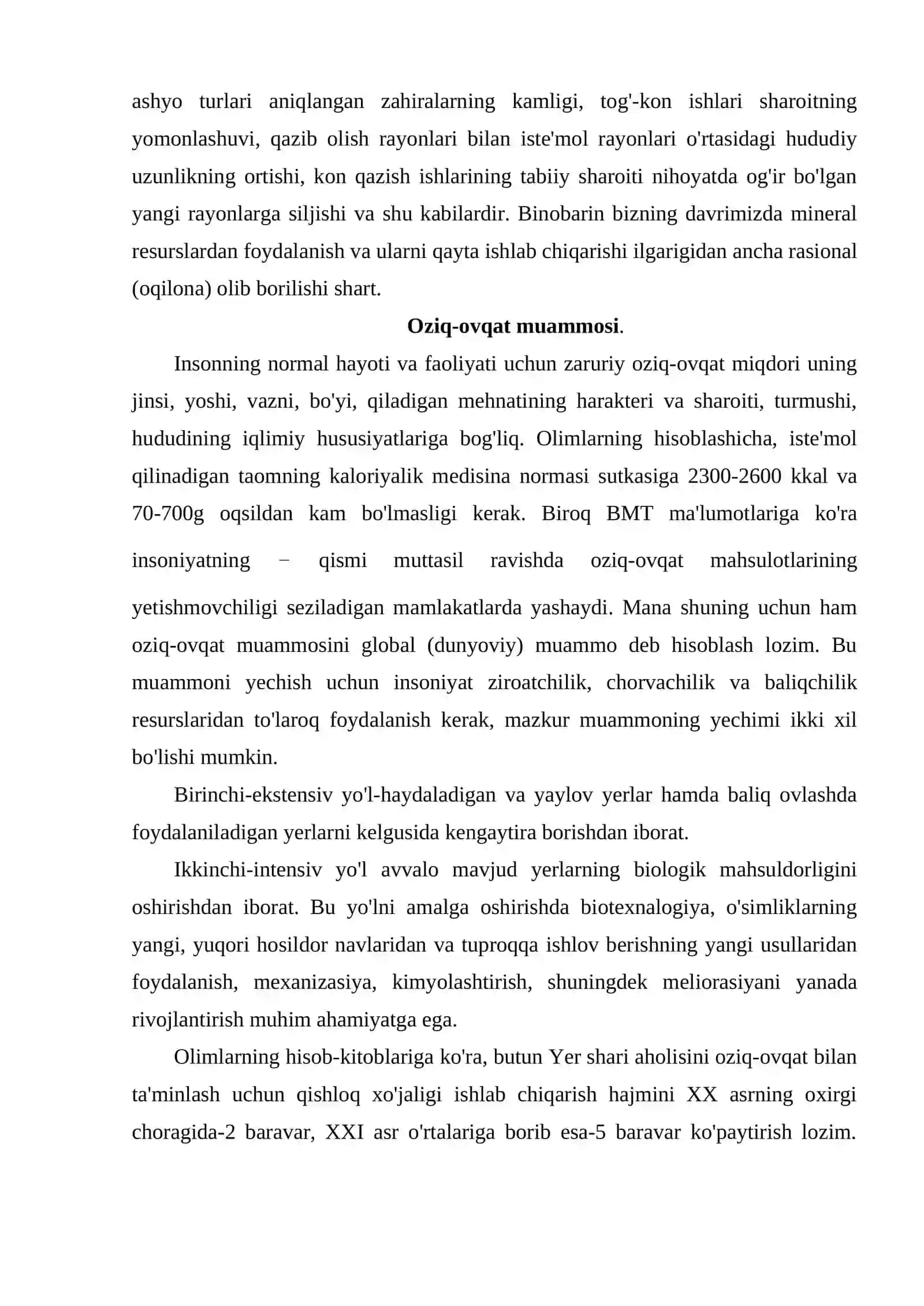 XXI asr global muammolari 4