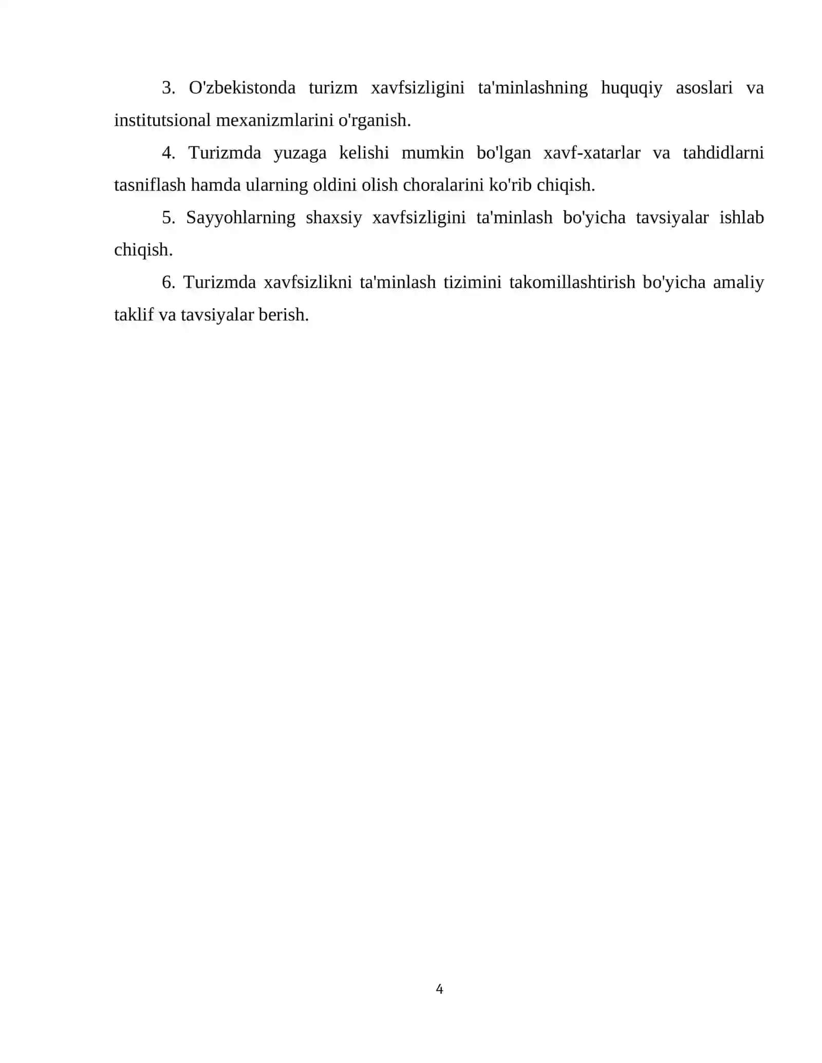 Turizmda Xavfsizlikni Ta'minlash Masalalari 4