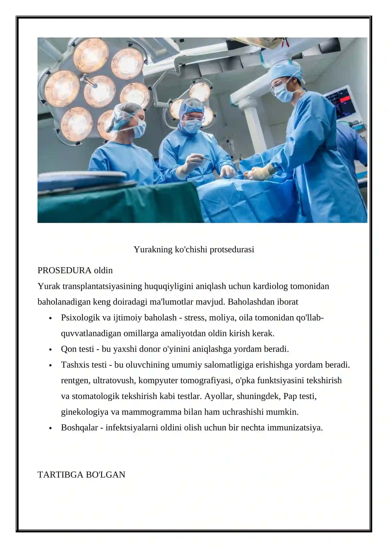 YURAK TRANSPLANTATSIYASI VA PERIKARD KASALLIKLARI 4