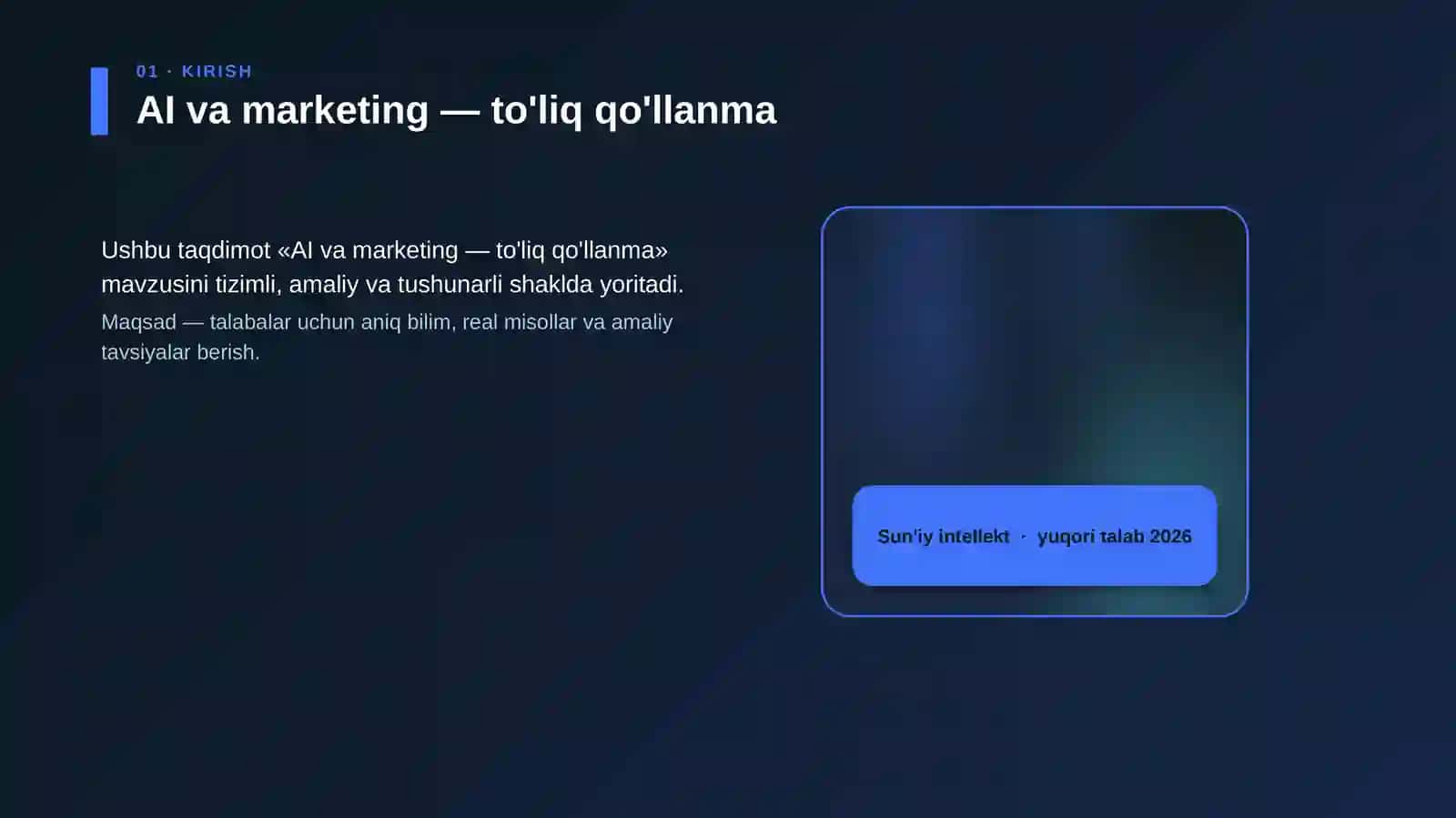 AI va marketing — to'liq qo'llanma 4