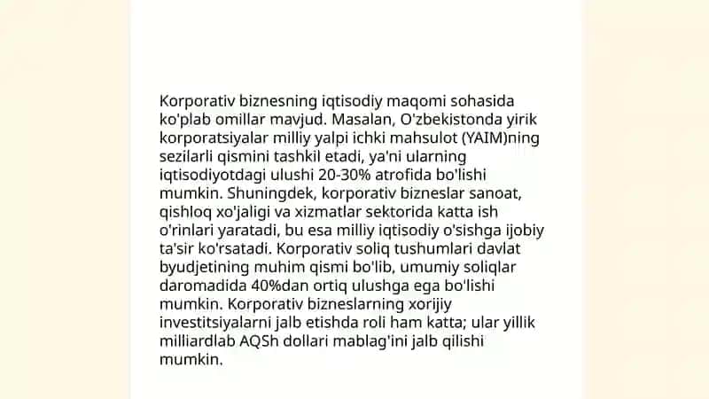 Korporativ biznes iqtisodiy mohiyati, maqsad va vazifalari 4