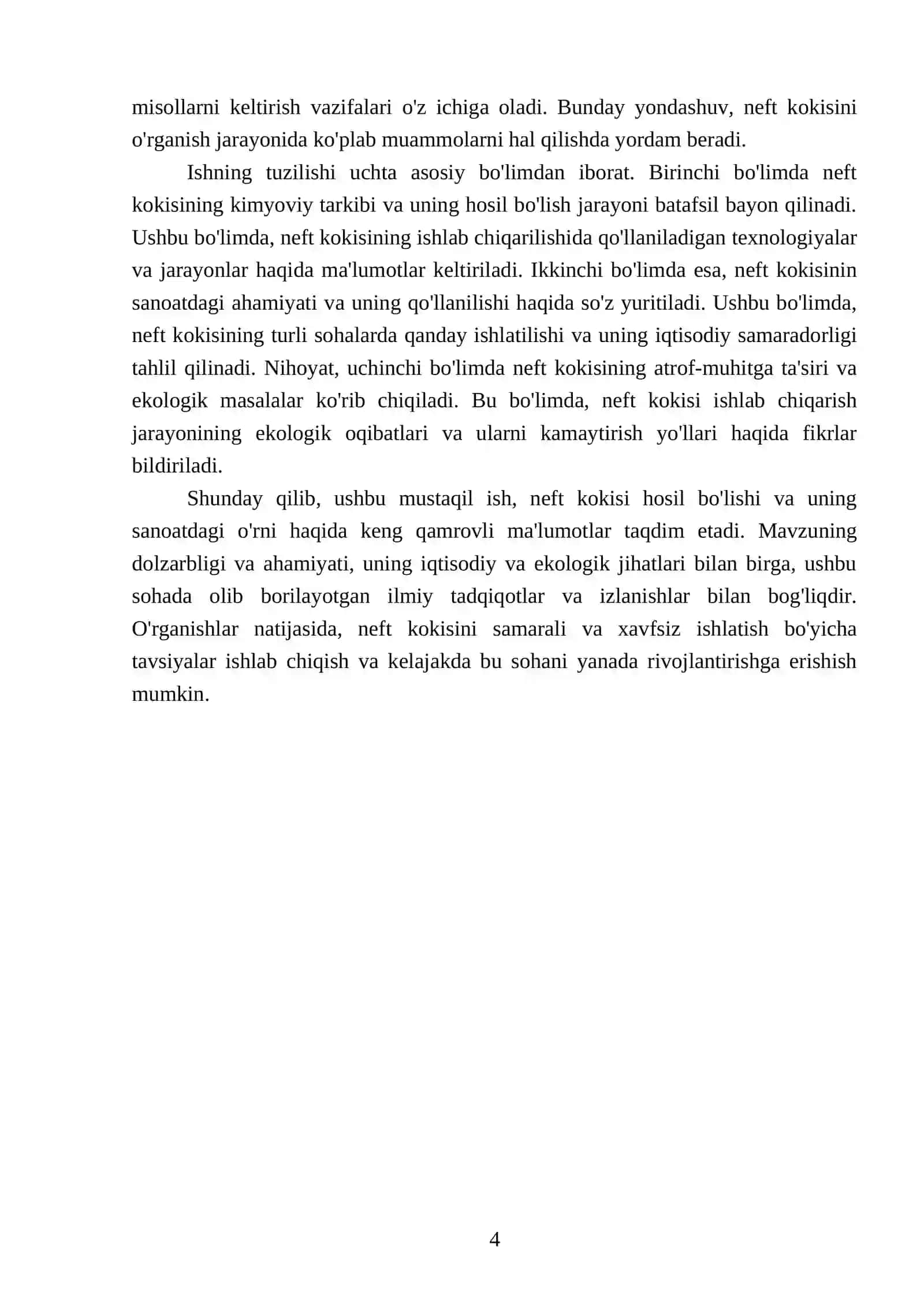 Neft kokisining hosil bolishi 4