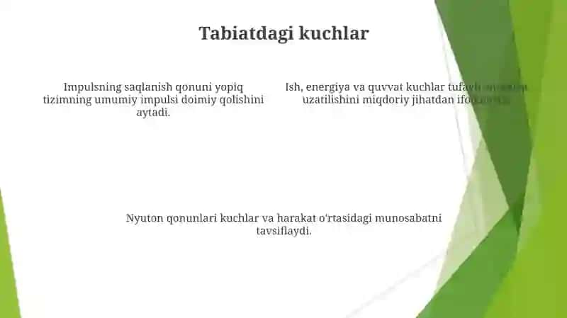 Nyuton qonunlari: Kuch, massa va tezlanish o'rtasidagi bog'liqlik 4