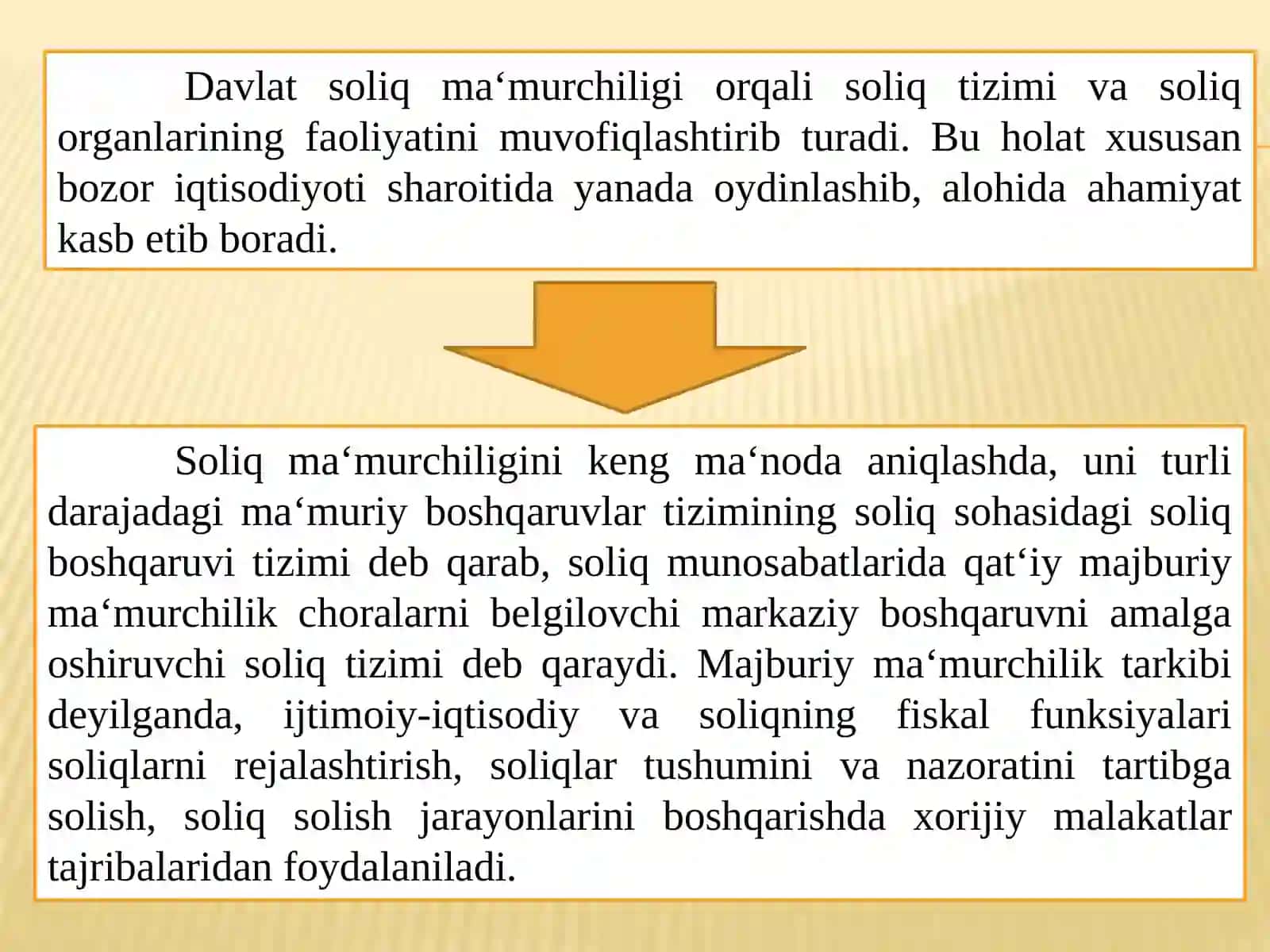 Soliq ma’muriyatining tashkiliy-va huquqiy asoslari 4