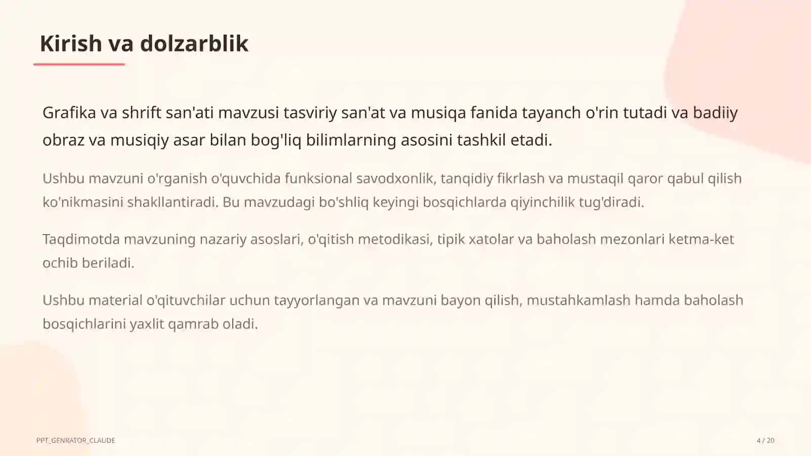 Grafika va shrift san'ati (6-sinf) 4