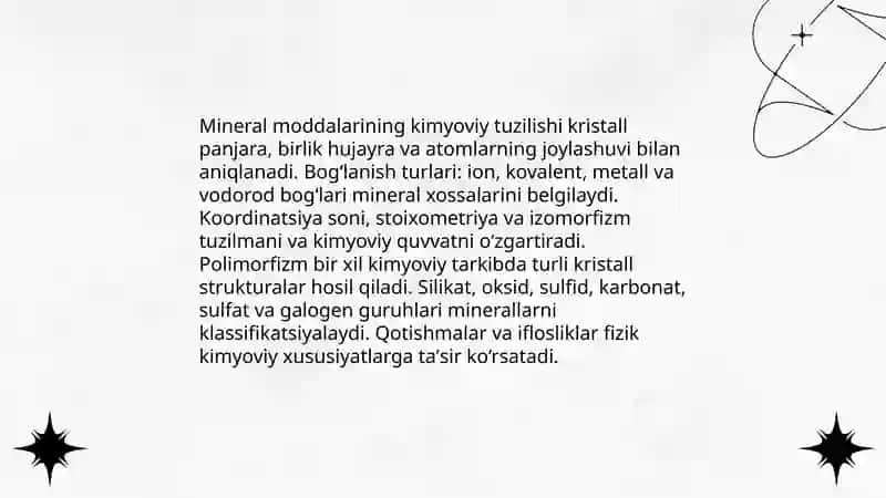Mineral moddalar 4