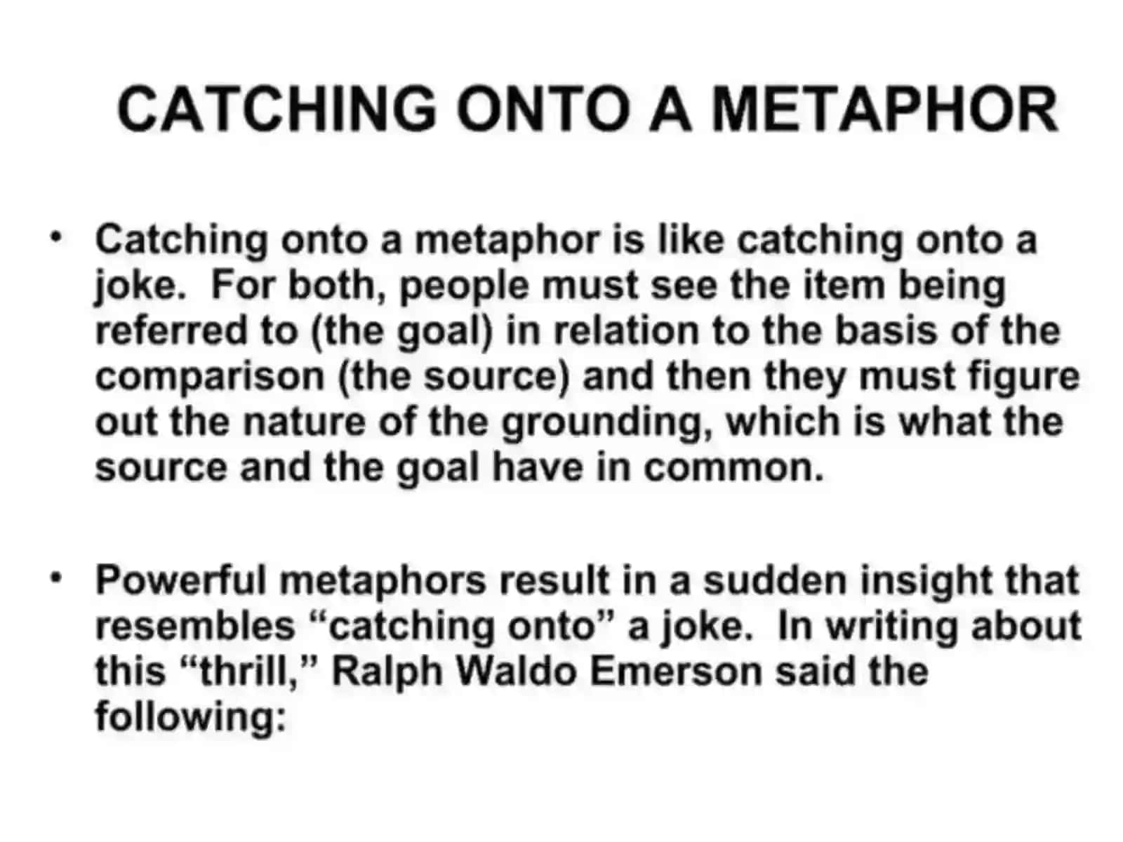 METAPHOR AND METONOMY 4