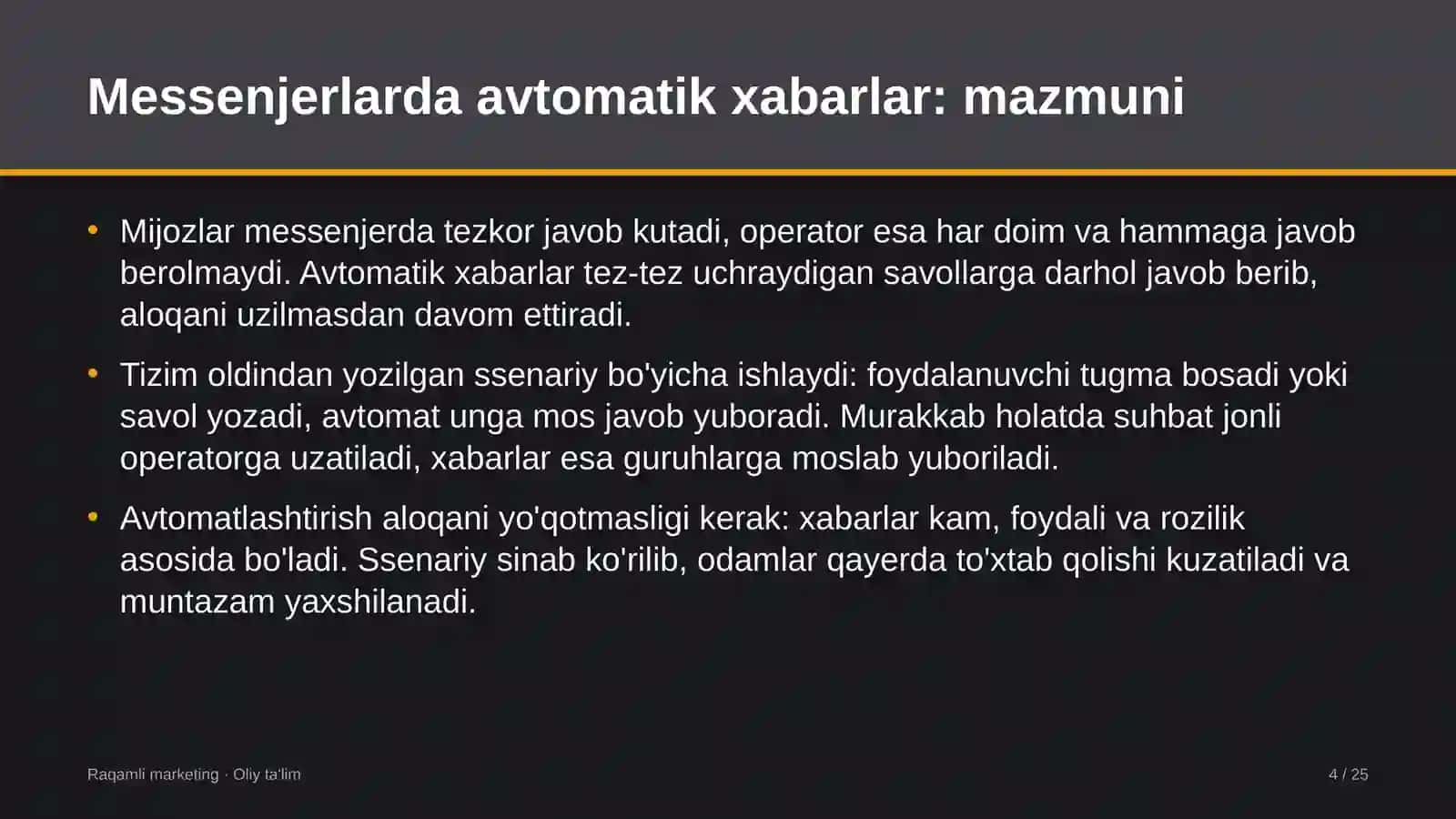 tug'ruq komplekslarida messenjerlarda avtomatik xabarlar tarqatish 4890 4