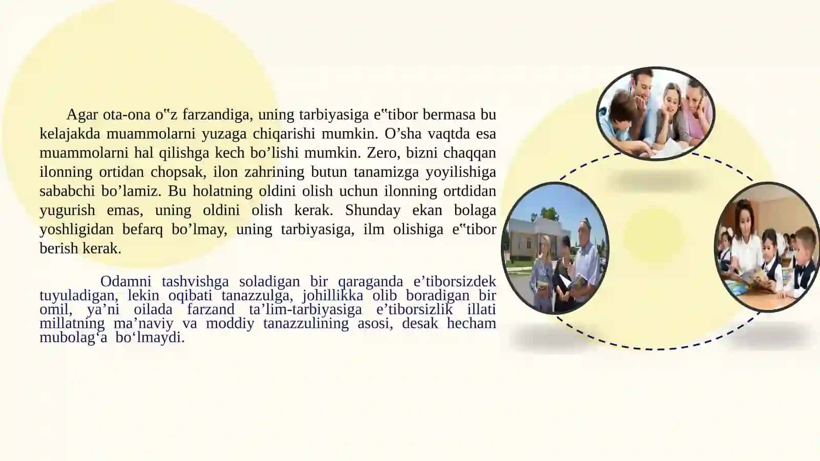 Farzandining ta’lim-tarbiyasiga e’tiborsiz ota-onalar bilan ishlash samaradorligini oshirish 4