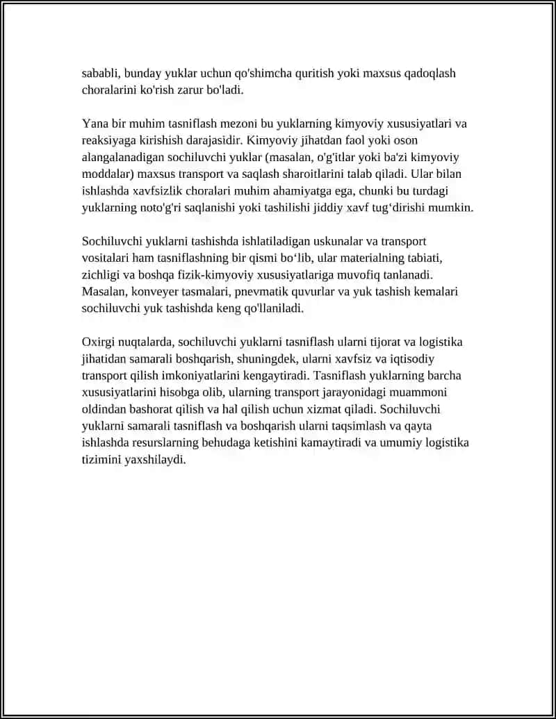 Sochiluvchi Yuklar 4