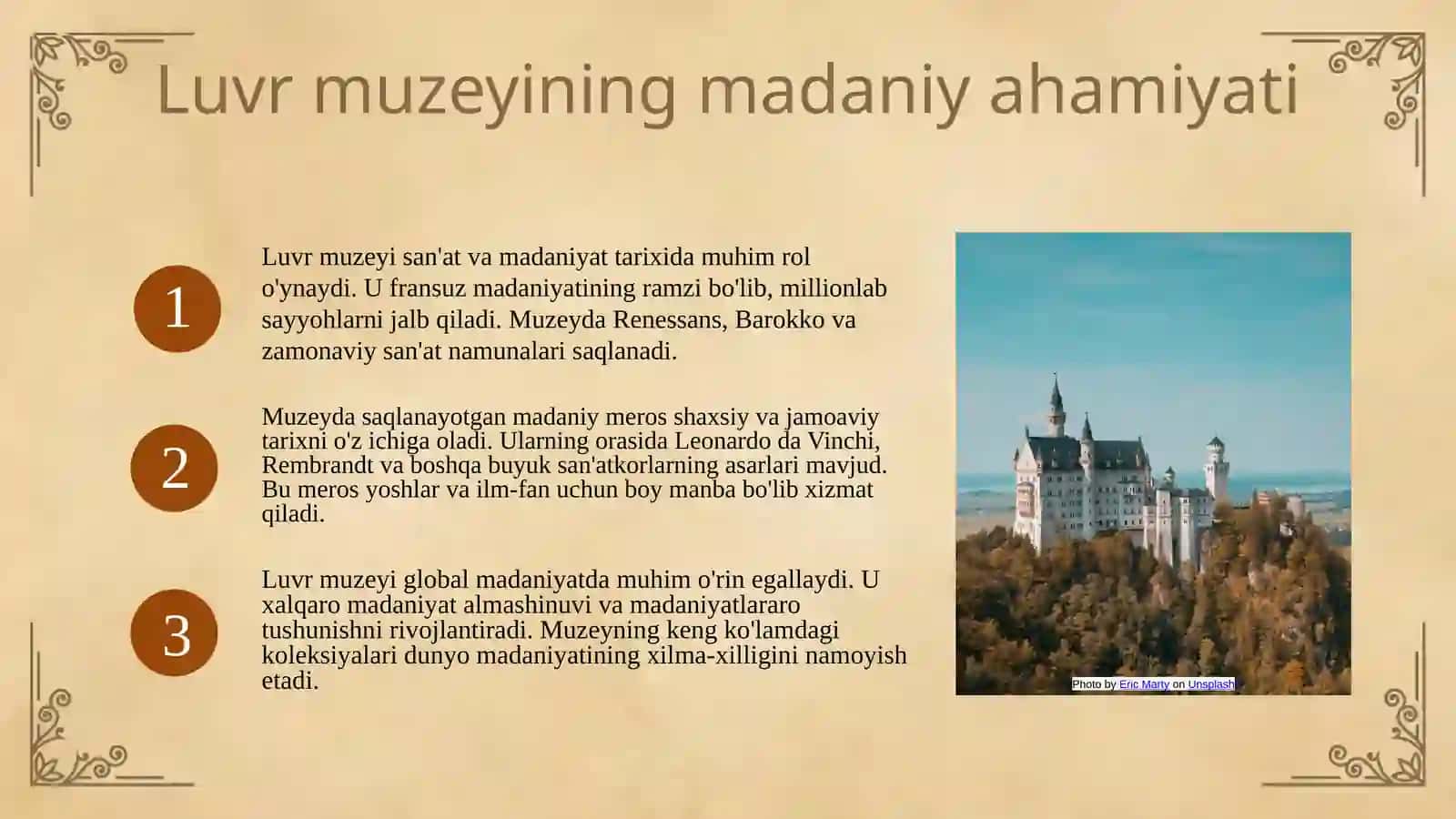 Parijdagi Luvr Muzeyi  (Jahon Muzeyi) 4