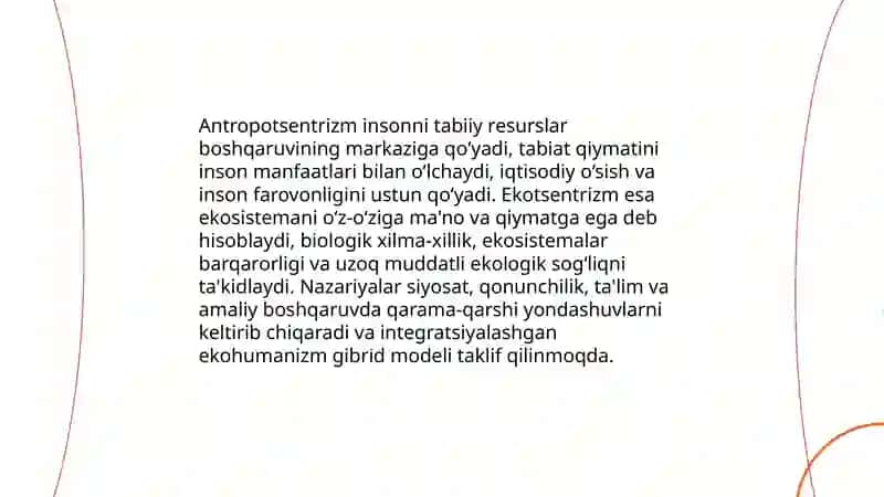 Insonning tabiatda oʼrni haqidagi bilimlarning shakllanishi va rivojlanishi 4