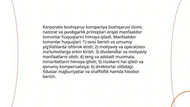 Biznes subyektlarining manfaatli tomonlari 4