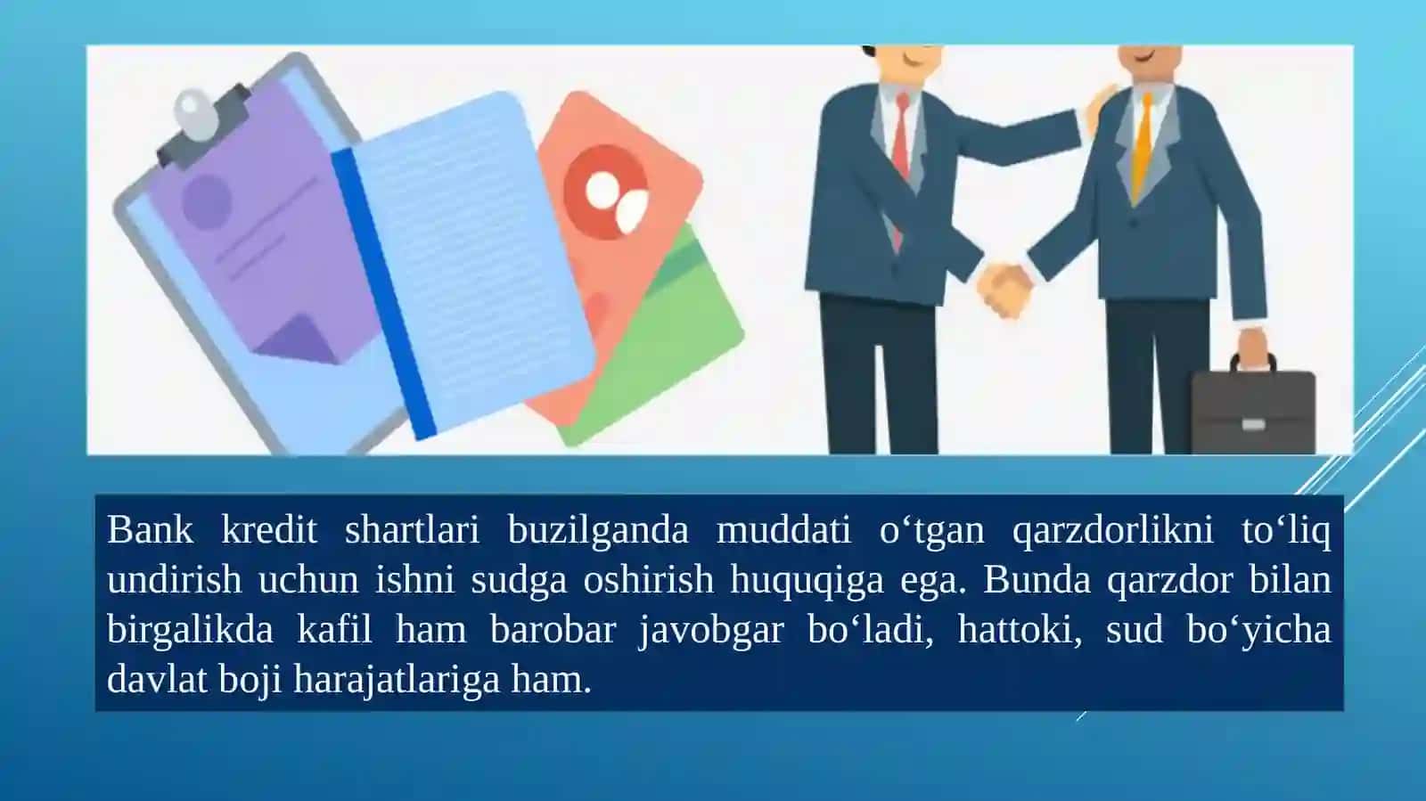 Kafillik- MAJBURIYATLARNI BAJARILISHINI TA’MINLASH USULI SIFATIDA 4