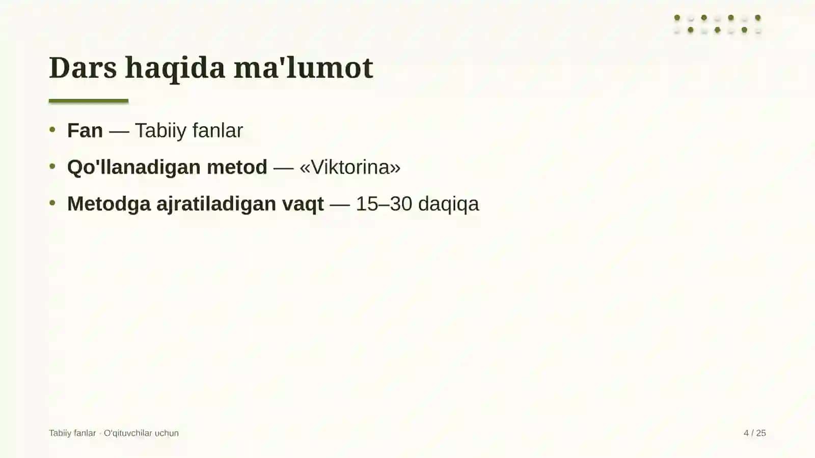 tabiiy fanlar darslarida viktorina metodidan foydalanish 7408 4