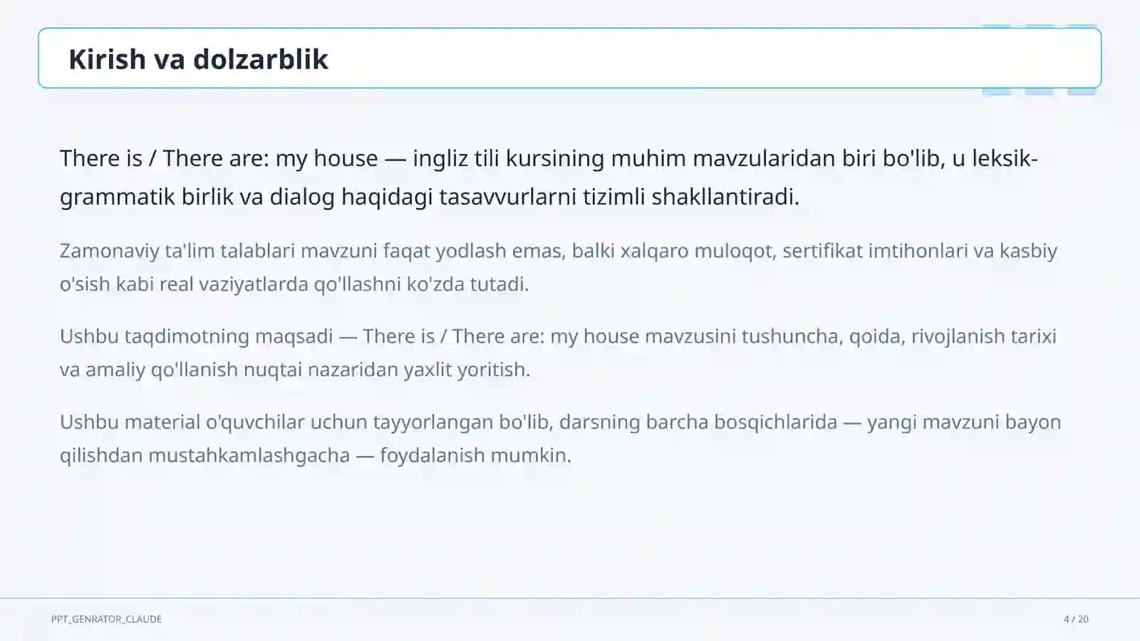 Maqsad va natijalar 4