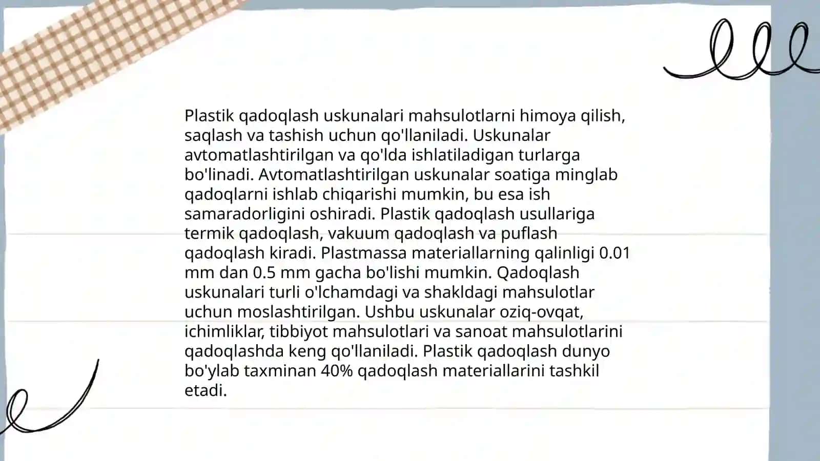 Tayyor mahsulotni qoplash va qadoqlash uskunalari 4