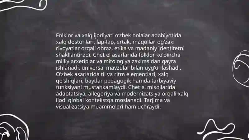 Oʻzbek va chet el bolalar adabiyotida ijodiy tasirning nazariy asoslari 4