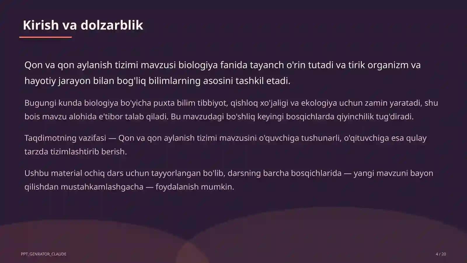 Qon va qon aylanish tizimi (8-sinf) 4