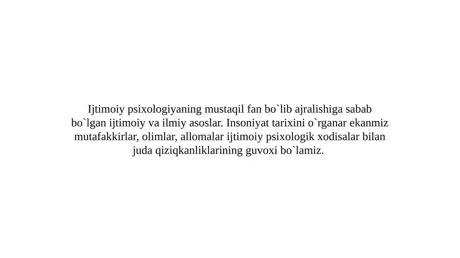Ijtimoiypsixologik qarashlarning rivojlanishi 4