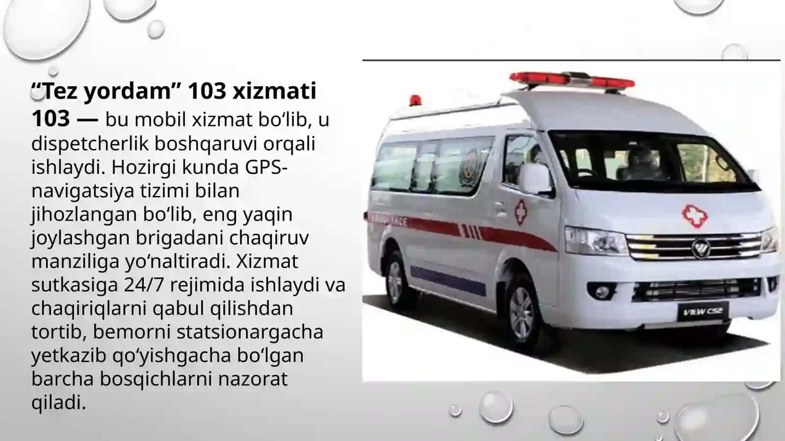 Oʻzbekiston Respublikasida Shoshilinch Tibbiy Yordam Asoslari | ShTY Xizmati Tuzilmasi va Yuridik-Et 4