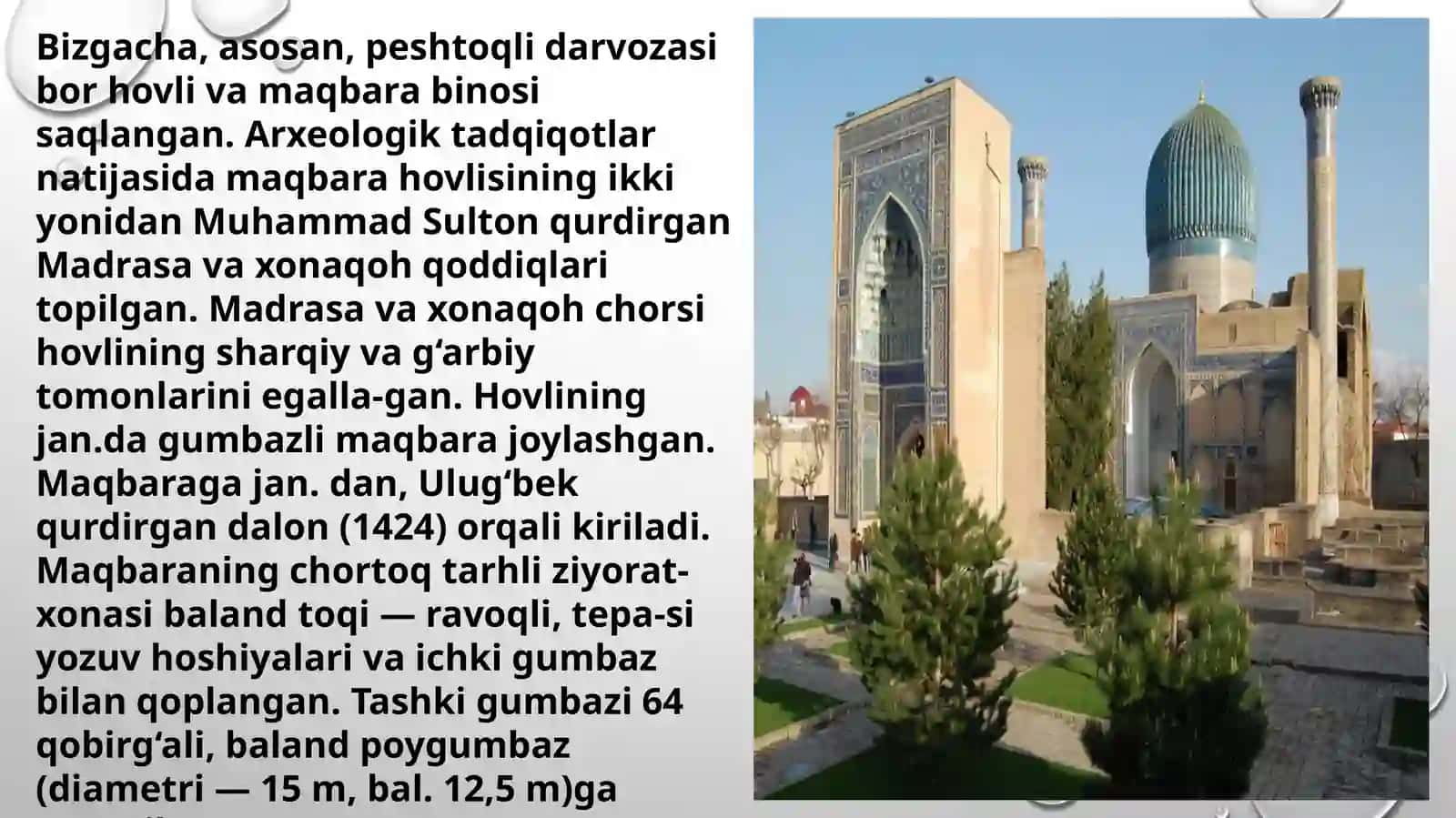 GO`RI AMIR MAQBARASI 4