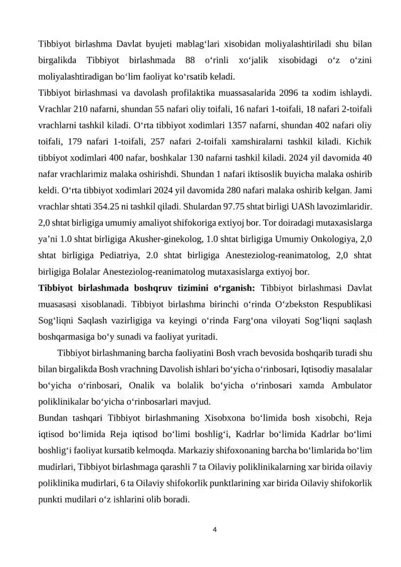 Tibbiyot birlashmasi 4