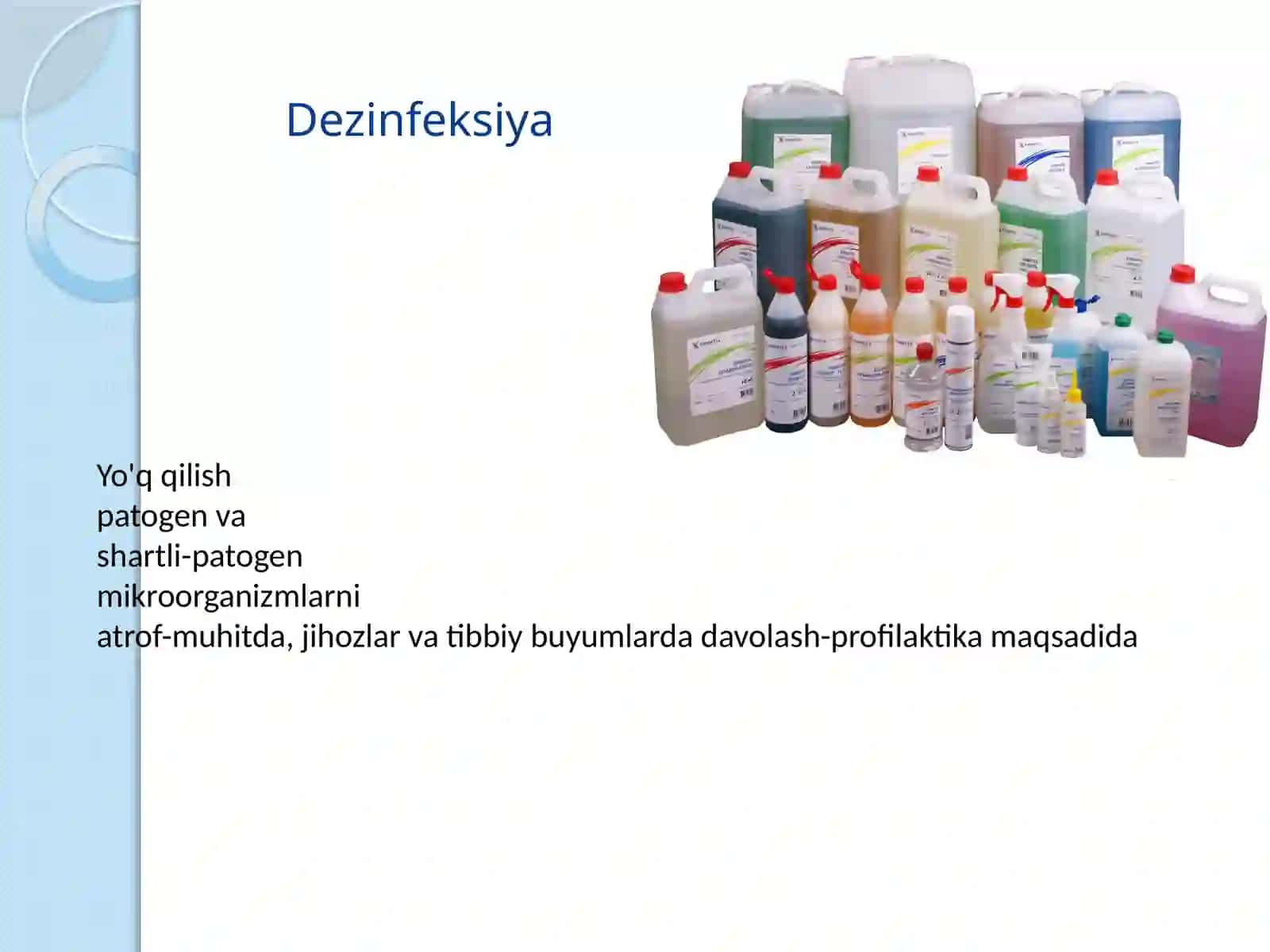 Dezinfeksiya amaliyoti va qoidalari 4