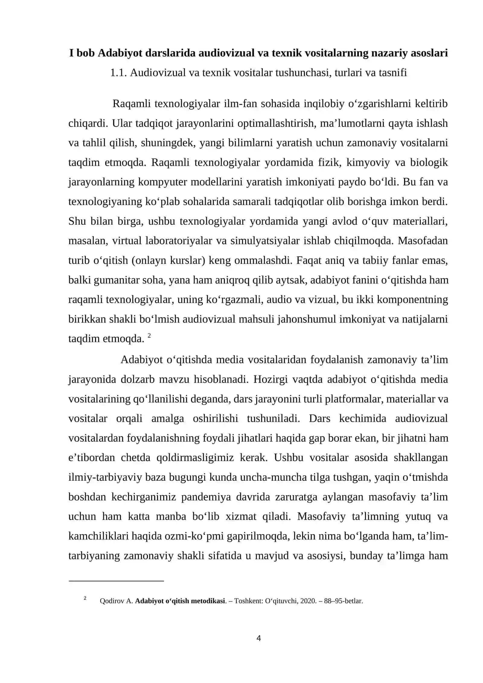 Adabiyot darslarida audiovizual va texnik vositalardan foydalanish 4