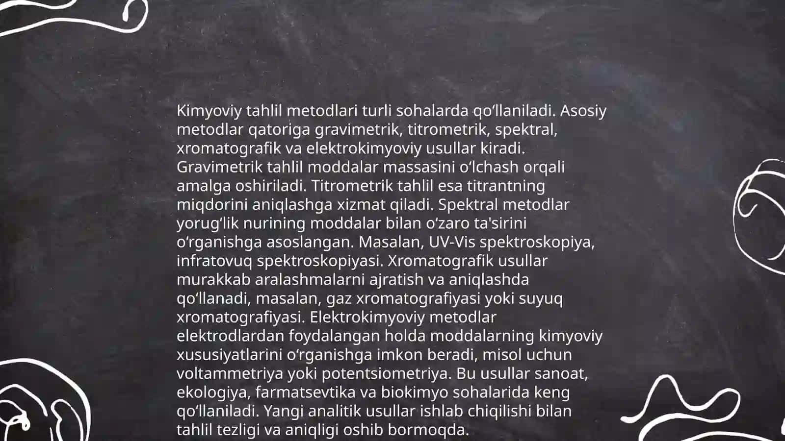 Oziq ovqat mahsulotlarini analiz qilish metodlari 4
