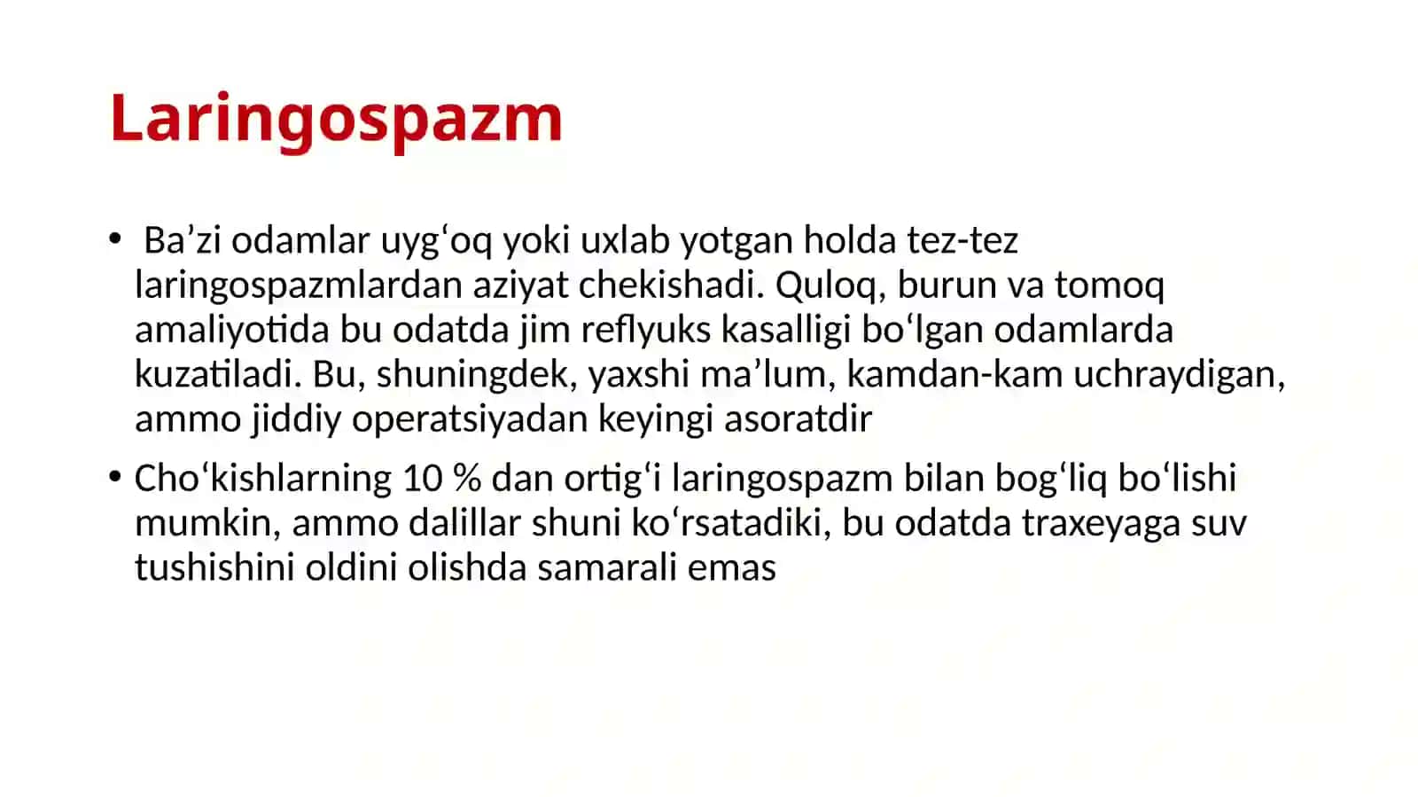 Laringospazm.Tez yordam algoritmi 4