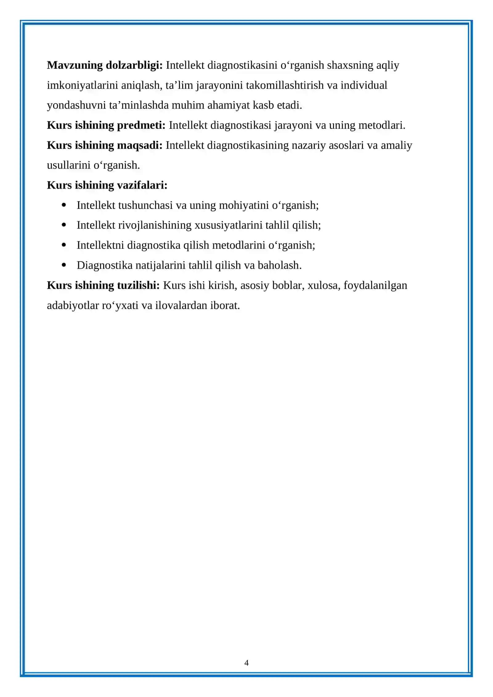 KURS ISHI - Intellekt diagnostikasi 4